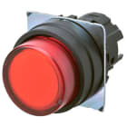 OMRON - Pushbutton A22NZ 22 dia., bezel plastic, - A22NZ-BPM-TRA