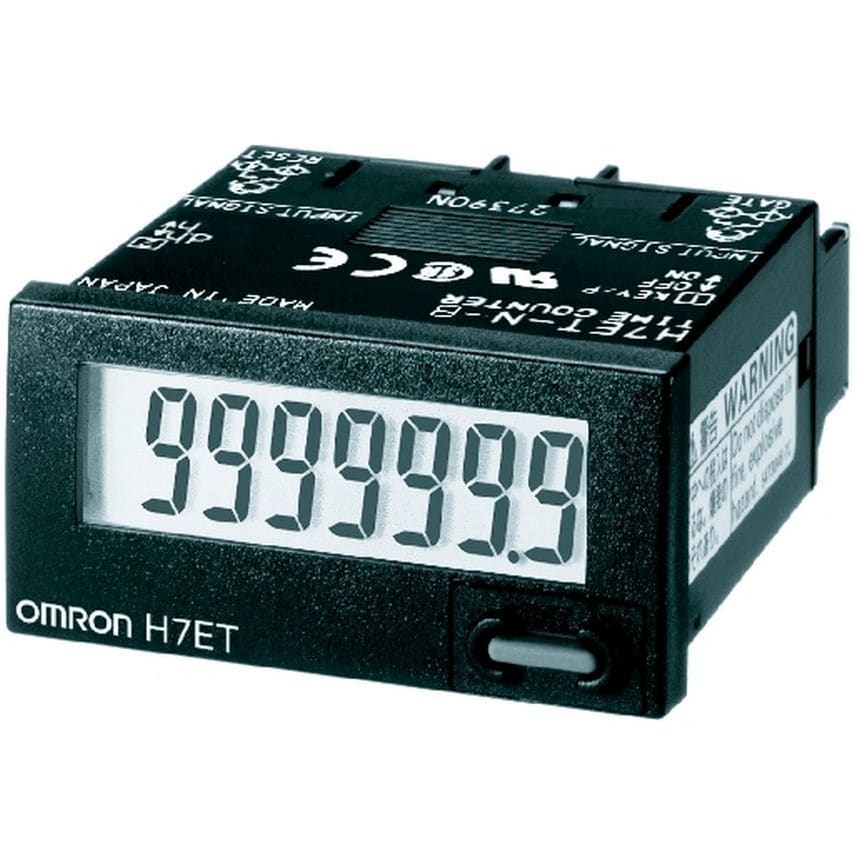 OMRON - Time counter, 1/32DIN (48 x 24 mm), self - H7ET-NV-B