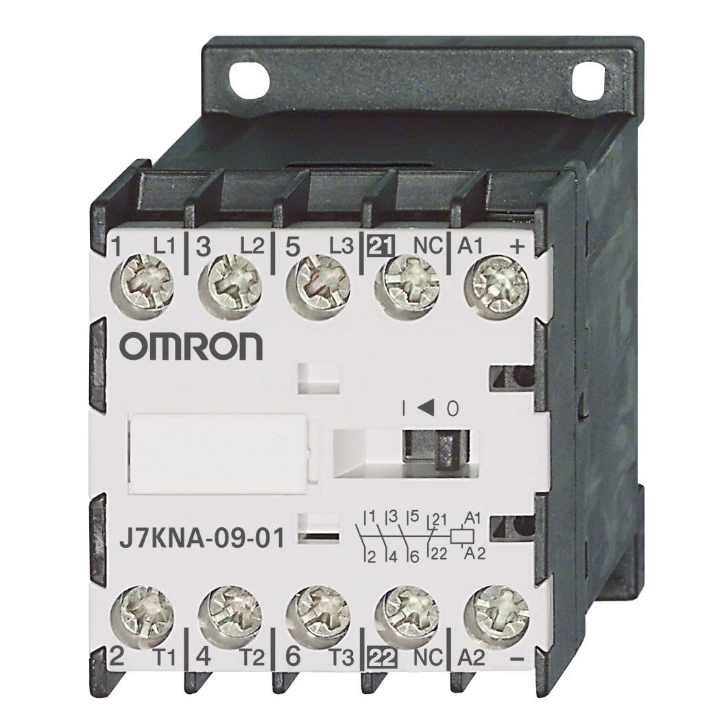 OMRON - Contactor, 3-pole, 9 A/4 kW AC3 (20 A AC - J7KNA-09-01 24D