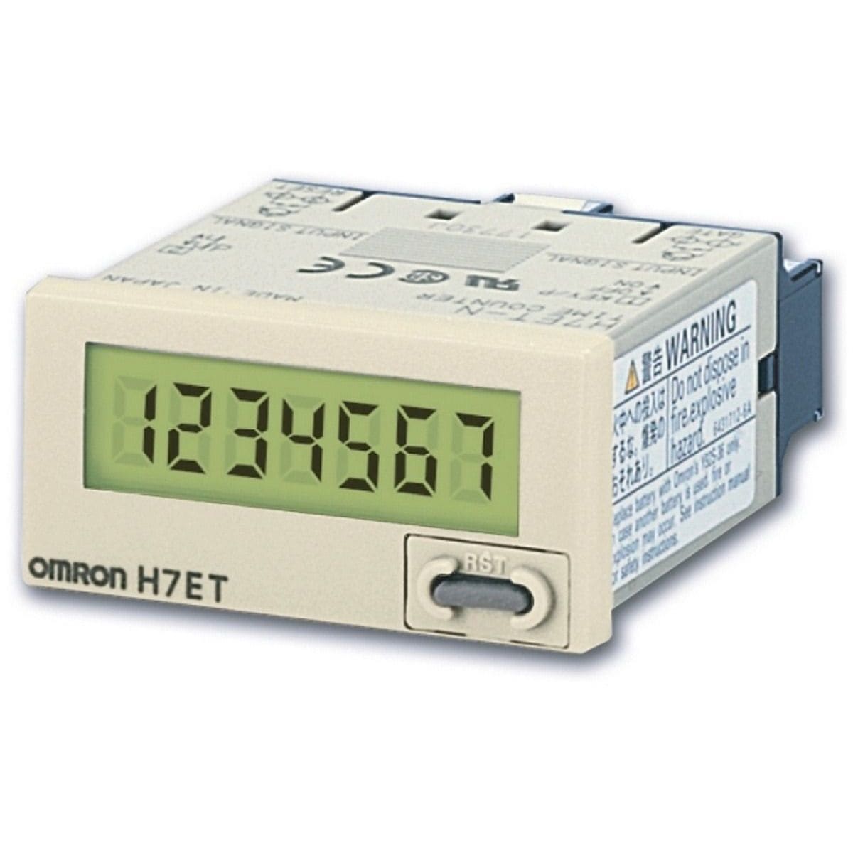 OMRON - Time counter, 1/32DIN (48 x 24 mm), self - H7ET-NV-H