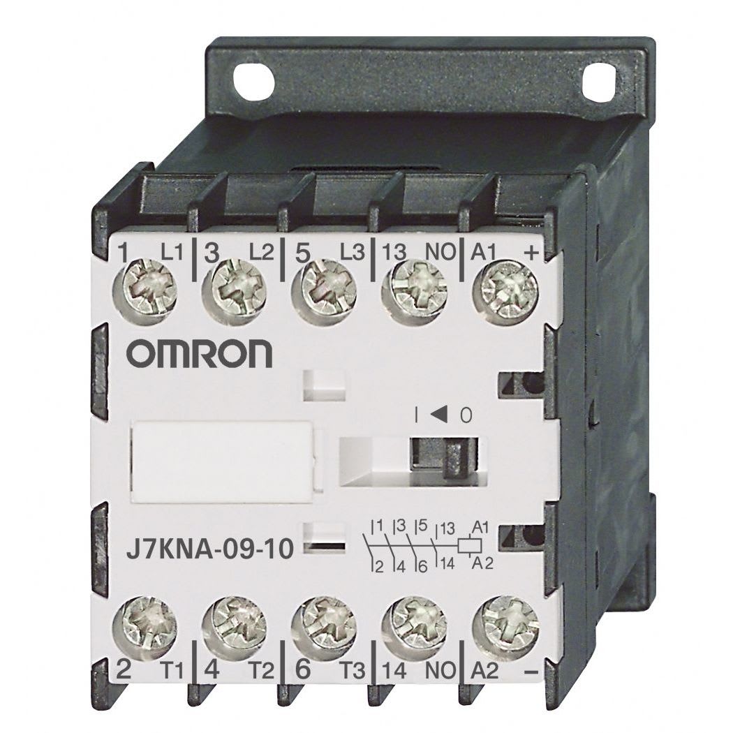 OMRON - Contactor, 3-pole, 9 A/4 kW AC3 (20 A AC - J7KNA-09-10 24VS