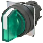 OMRON - Selector A22NZ 22 dia., 3 position, Ligh - A22NZ-3BM-TGA