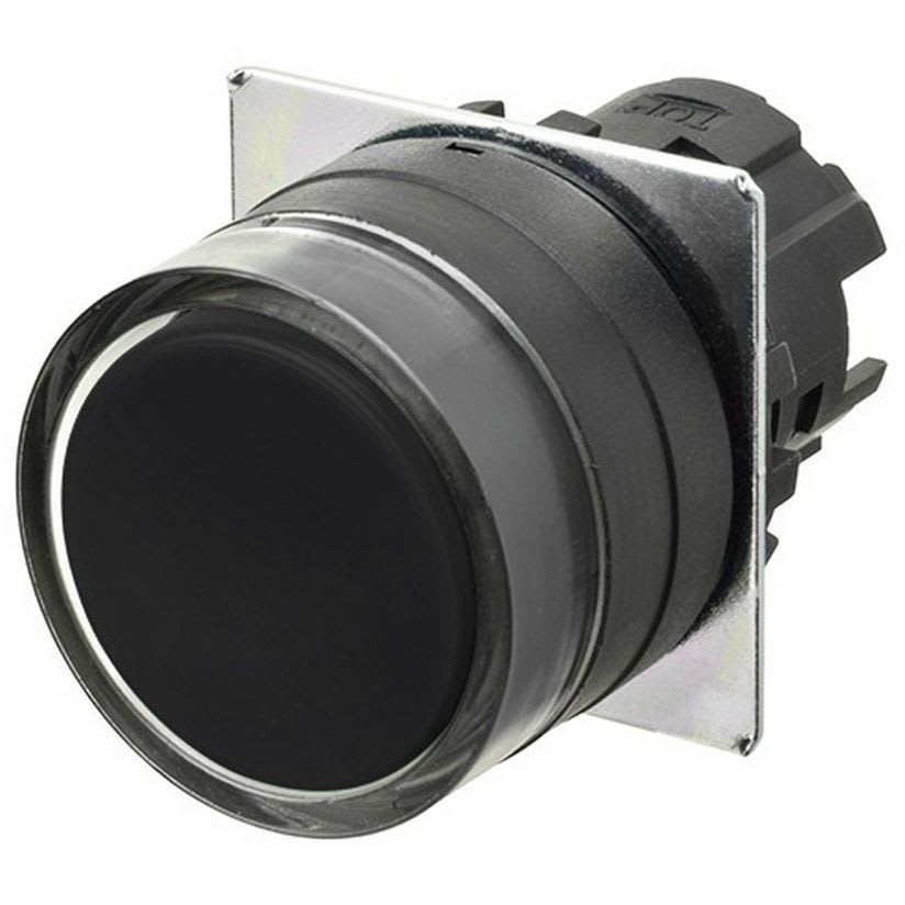 OMRON - Pushbutton A22NZ Ø22, bezel plastic, FUL - A22NZ-BGM-NBA
