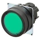 OMRON - Pushbutton A22NZ Ø22, bezel plastic, FLA - A22NZ-BNM-TGA