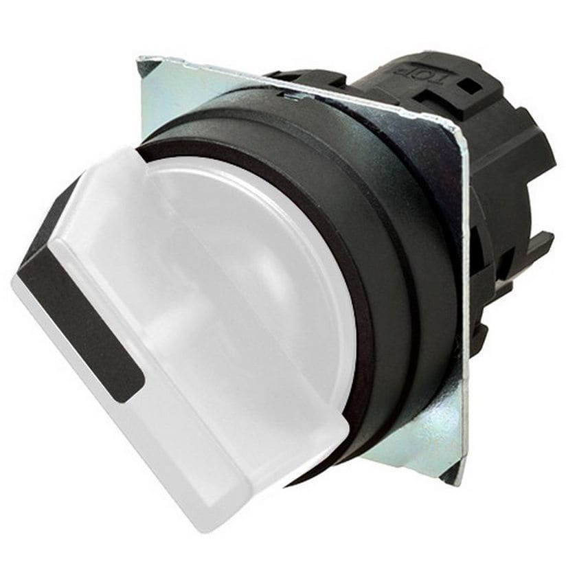 OMRON - Selector A22NZ Ø22, 2 position, Lighted, - A22NZ-2BM-TWA