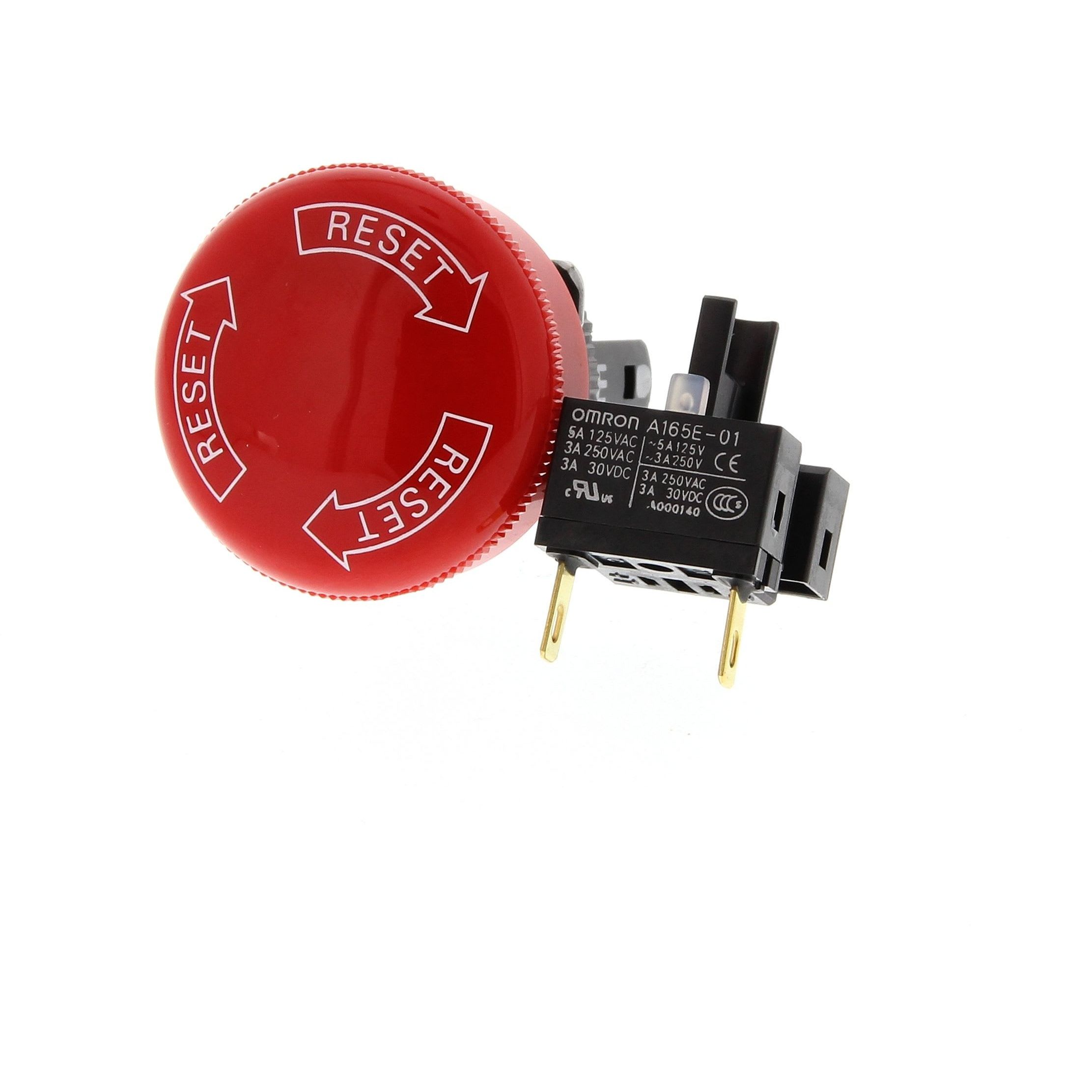 OMRON - Emergency stop switch, non-illuminated, - A165E-S