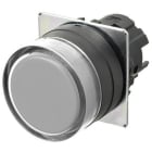 OMRON - Pushbutton A22NZ Ø22, bezel plastic, FUL - A22NZ-BGM-NWA