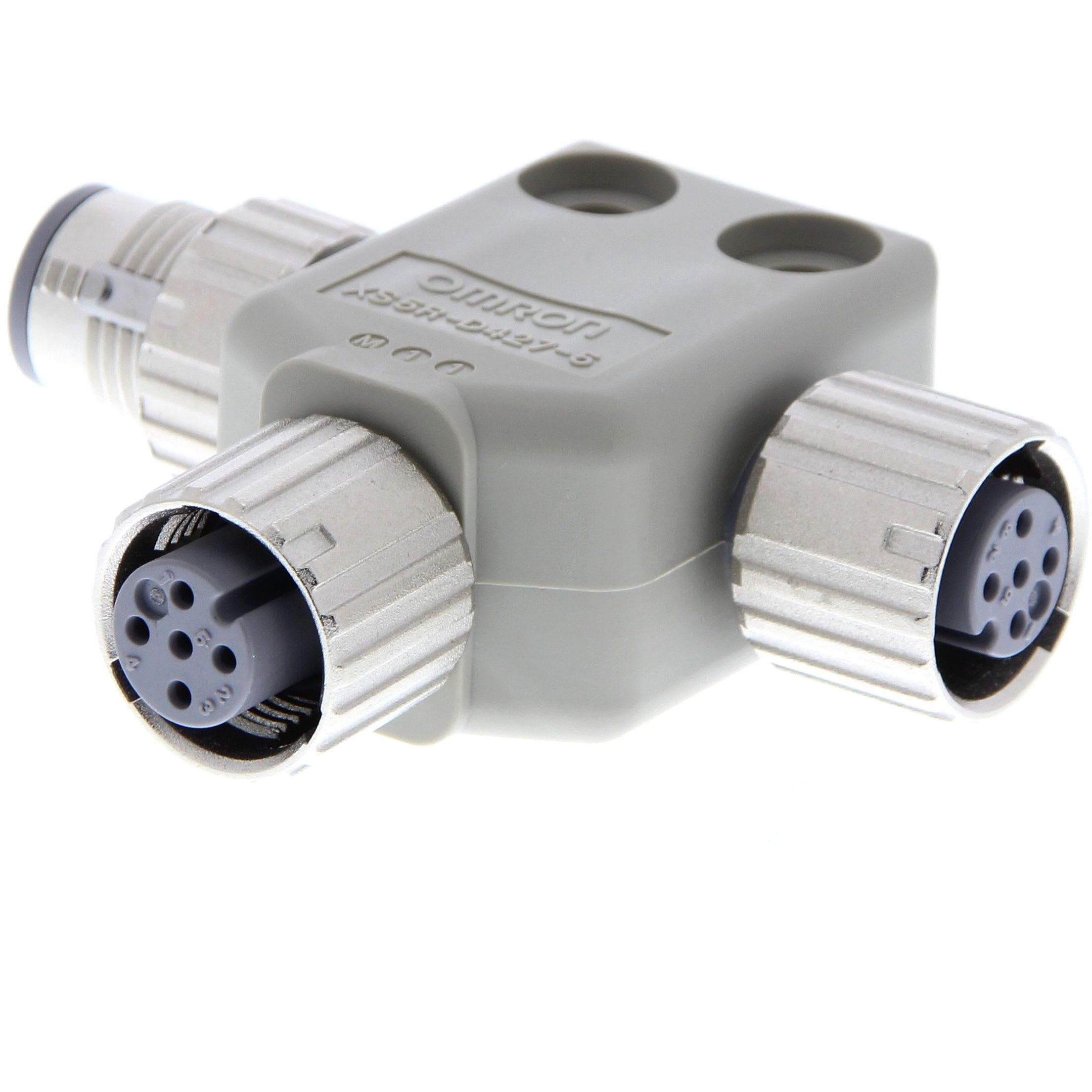 OMRON - XS5R Plug/Socket T-joint connector M12 - XS5R-D427-5