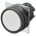 OMRON - Pushbutton A22NZ 22 dia., bezel plastic, - A22NZ-BNM-NWA