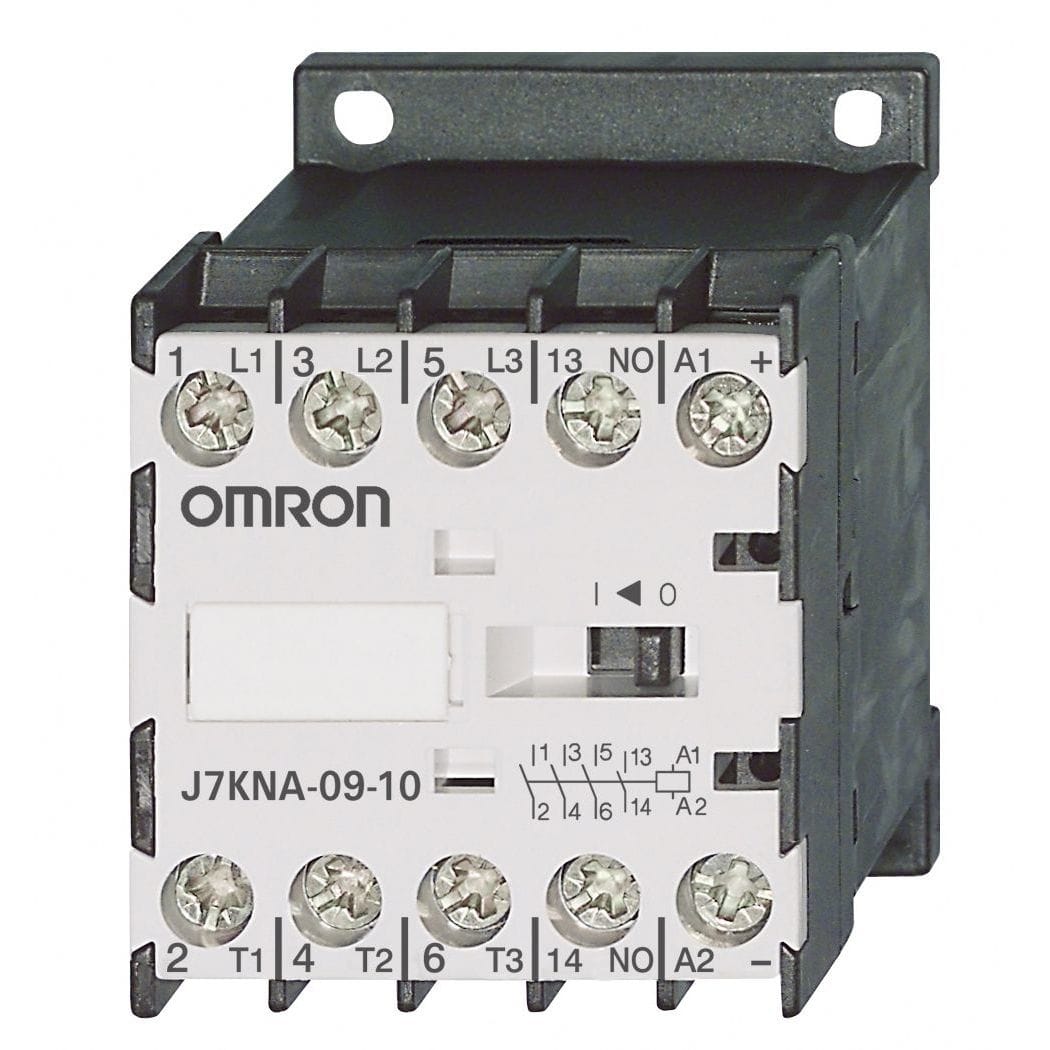 OMRON - Contactor, 3-pole, 9 A/4 kW AC3 (20 A AC - J7KNA-09-10 24
