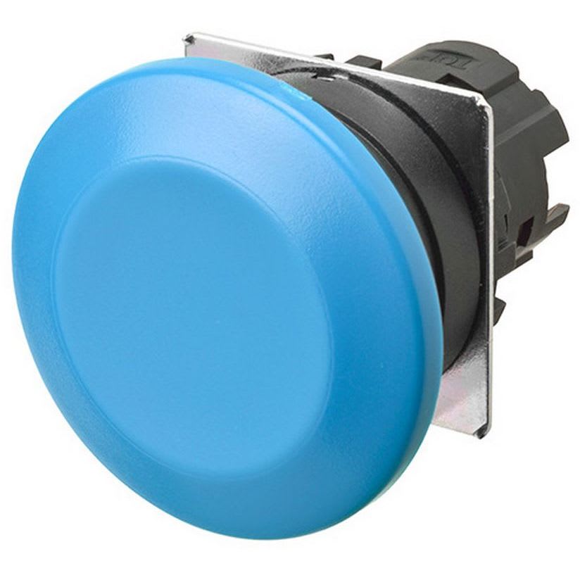 OMRON - Pushbutton A22NZ Ø22, bezel plastic, MUS - A22NZ-BMM-NAA