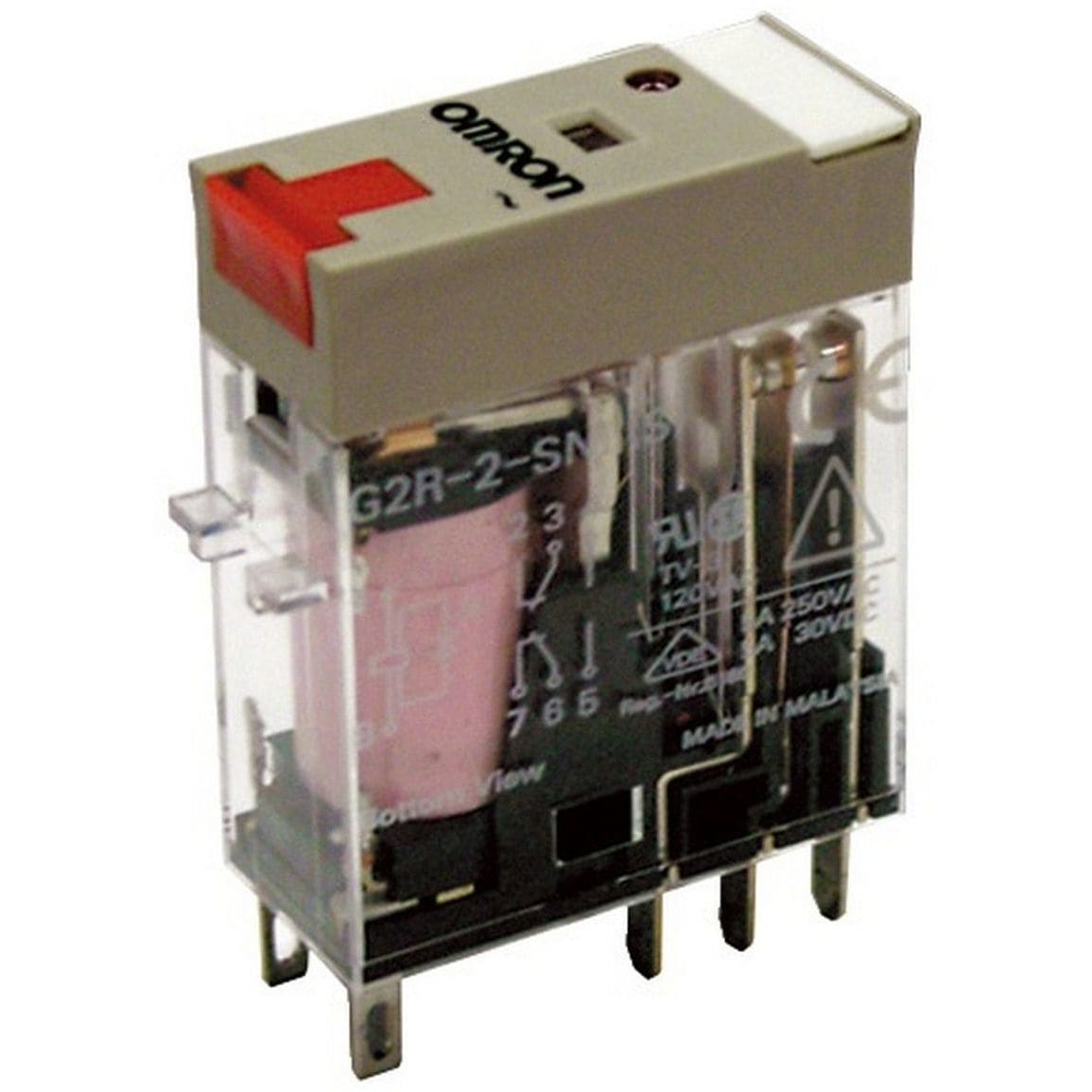 OMRON - Relay, plug-in, 8-pin, DPDT, 5 A, mech & - G2R-2-SNI 110VAC (S)