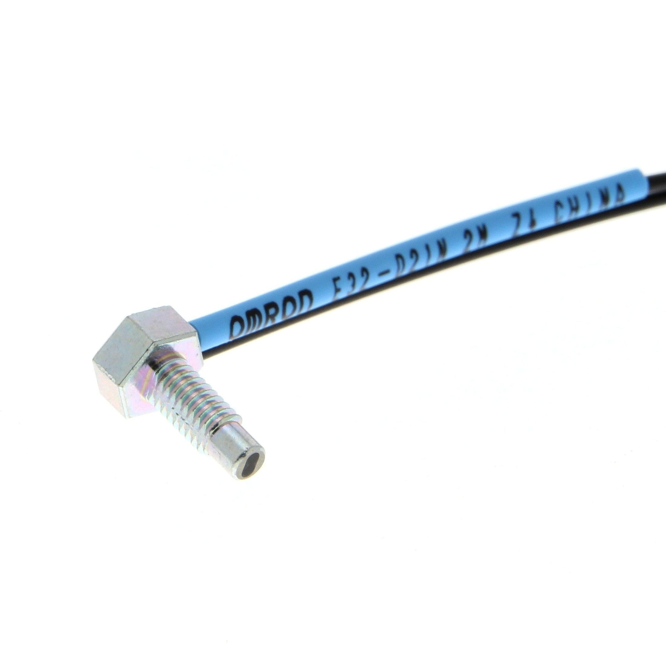 OMRON - Fiber optic sensor, diffuse, M4 hex righ - E32-D21N 2M