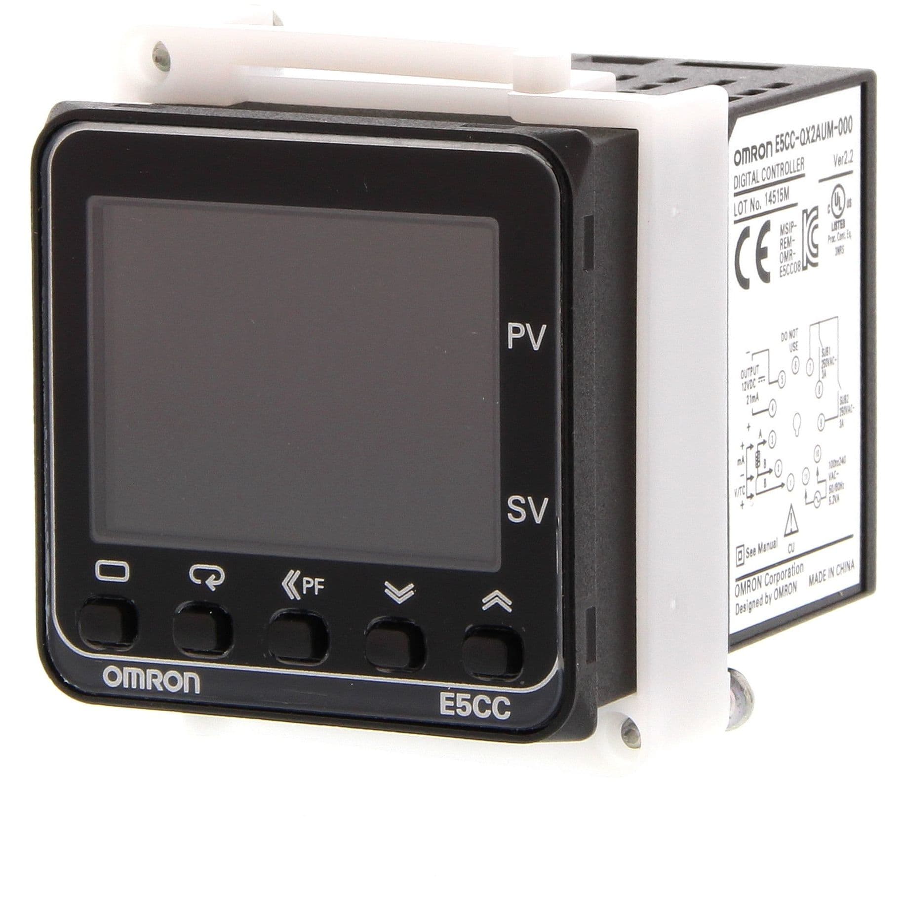 OMRON - Temp. controller, PRO, 1/16 DIN (48 x 48 - E5CC-QX2AUM-000