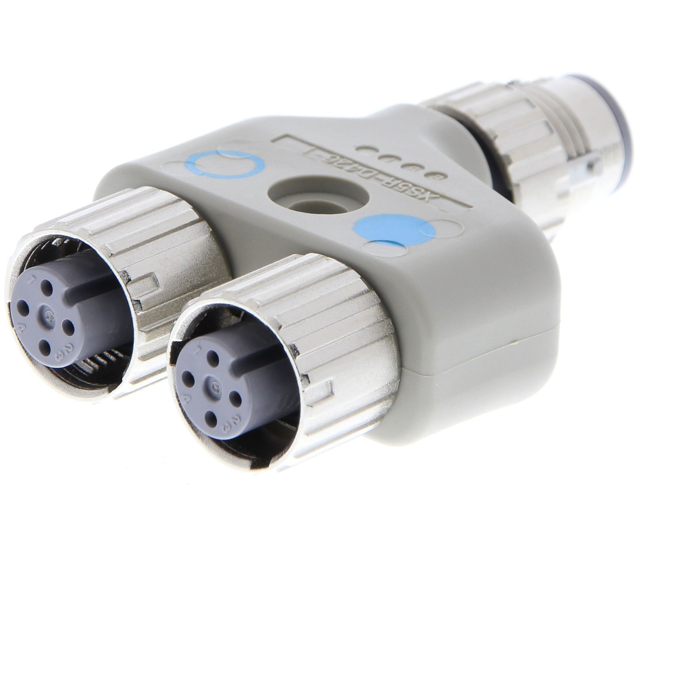 OMRON - Y-Joint plug/socket M12 SmartClick witho - XS5R-D426-1