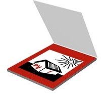 WEIDMÜLLER - Varoitustarra - Varoitustarra Aurinkosähkö