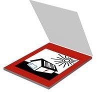 WEIDMÜLLER - Varoitustarra - Varoitustarra Aurinkosähkö+akku