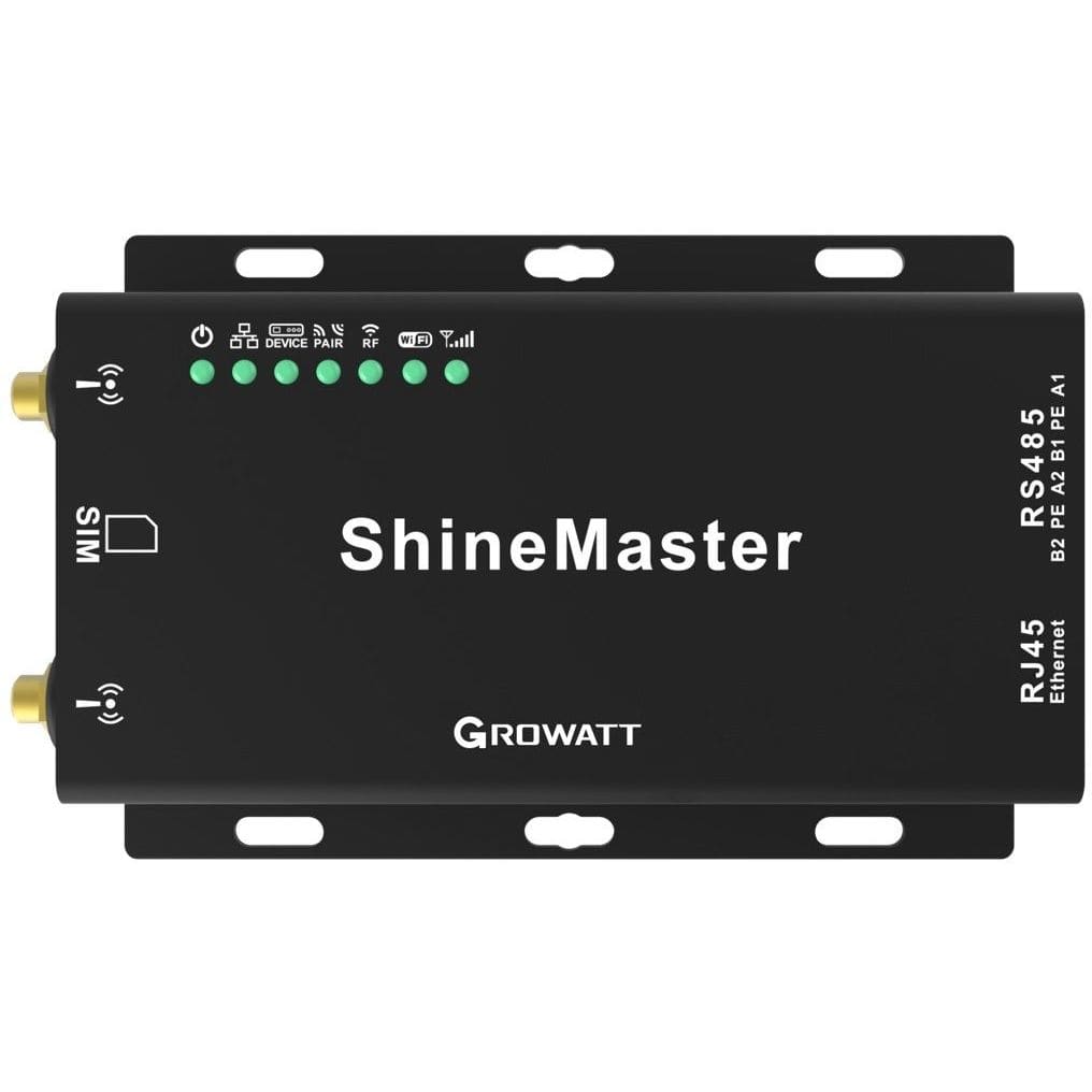 GROWATT - Modbus tiedonsiirto .max32 laitetta - Growatt Shine Master