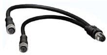 MOLEX - Sensor/Actuator/Power cable - ILS-4P-MM/ST-2XFE-ST-0.3M-PVC