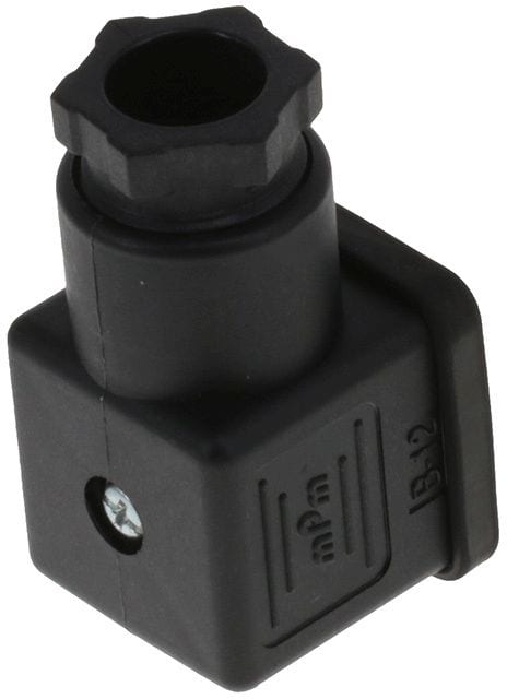 MOLEX - DIN / Venttiilipistoke - Connector 182 PG11 BLack H12