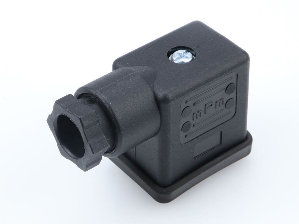 MOLEX - DIN / Venttiilipistoke - IND FORM B-2P+E-PG9-BLACK