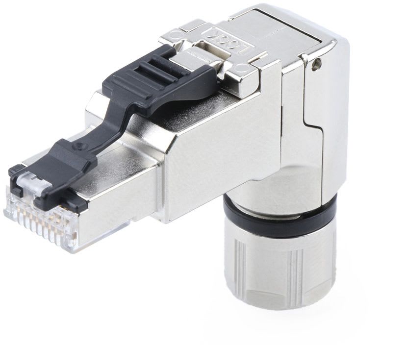 MOLEX - Patch Cord Connector - FA RJ45 CAT6A 8P MA RA SHLD IPC AWG22