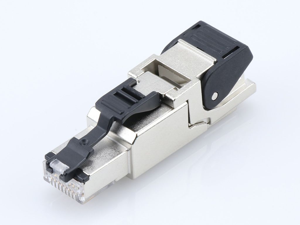 MOLEX - Patch Cord Connector - FA RJ45 CAT6A 8P MA STR SHLD IPC AWG22