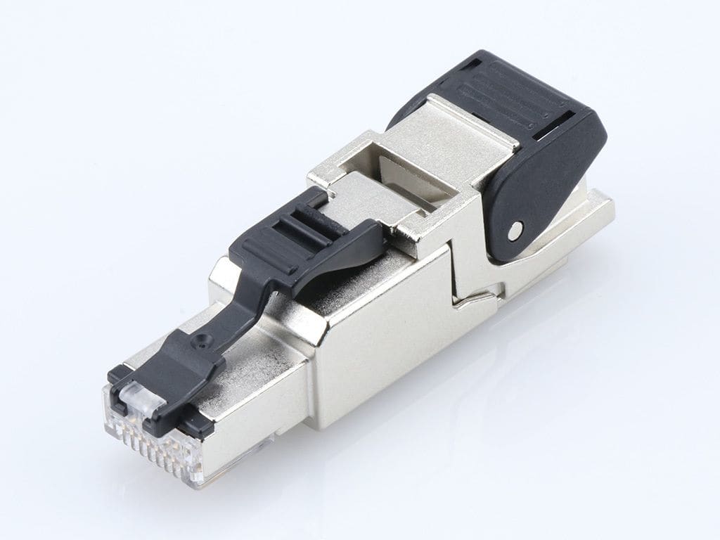 MOLEX - Patch Cord Connector - FA RJ45 CAT6A 8P MA STR SHLD IPC AWG22