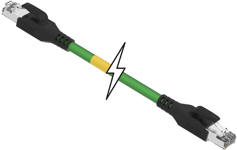 MOLEX - Patch Cord Connector - ENET MMJ RJ45/RJ45 3M