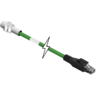 MOLEX - Patch Cord Connector - REC M12 ETH 4P DC FE WSOR BM 2M