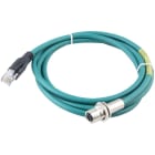 MOLEX - Patch Cord Connector - REC M12 ETH 4P DC FE WSOR BM 2M