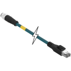 MOLEX - Sensor/Actuator/Power cable - CSE M12 ETH 4P DC MA STR RJ45 WSOR 2M
