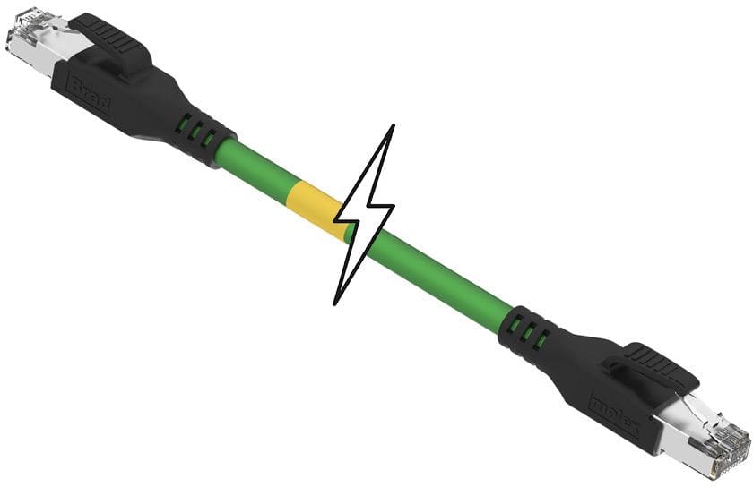 MOLEX - Patch Cord Connector - ENET MMJ RJ45/RJ45 2M