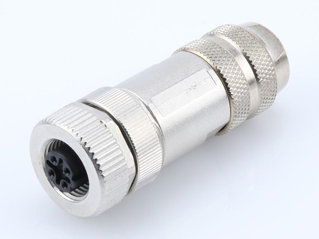 MOLEX - Circular Connector For Field Attachable - FA M12 ETH 4P DC FE STR SCR SHLD