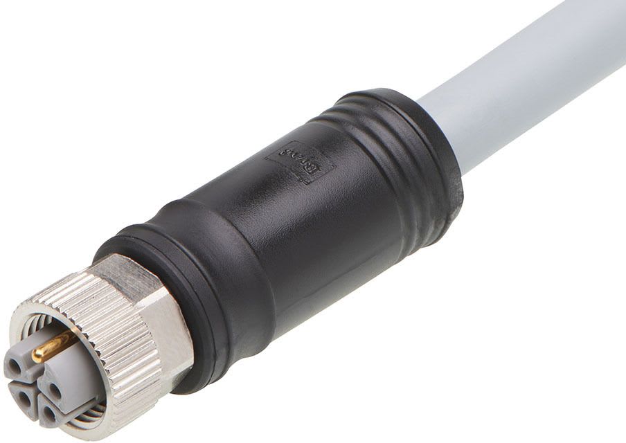 MOLEX - Sensor/Actuator/Power cable - CSE M12 5P LC FE STR WSOR GY 2M UNSH