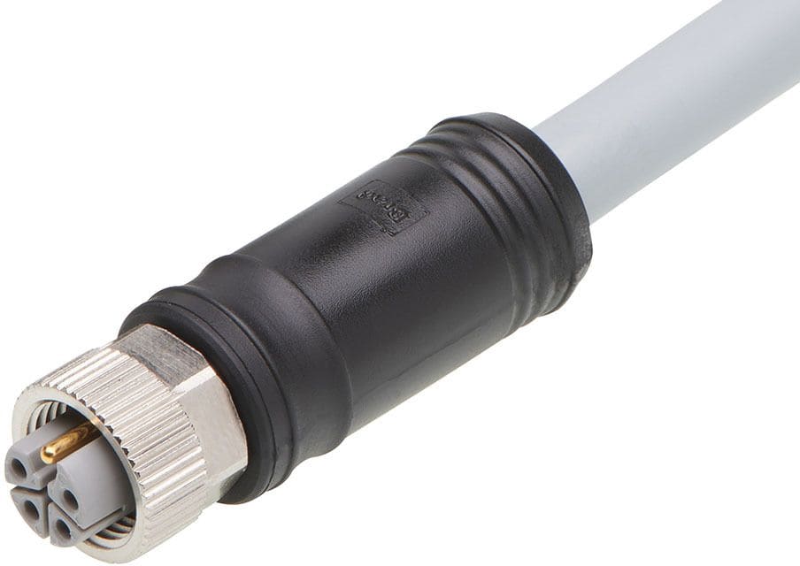 MOLEX - Sensor/Actuator/Power cable - CSE M12 5P LC FE STR WSOR GY 2M UNSH