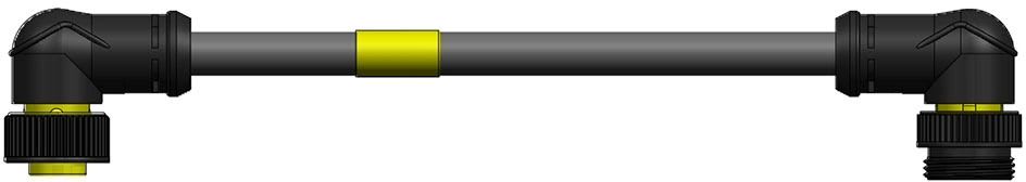 MOLEX - Sensor/Actuator/Power cable - MC-5P-M/MFE-5M-90/90-PUR