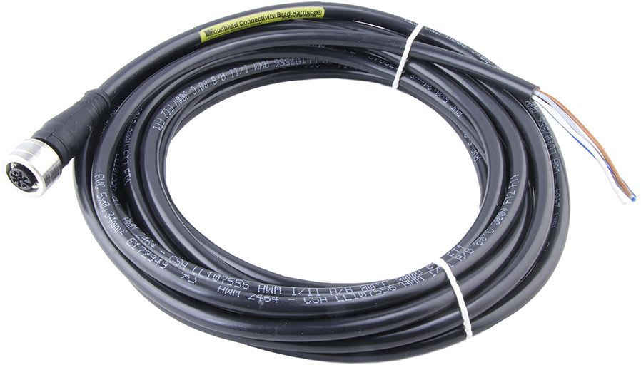 MOLEX - Sensor/Actuator/Power cable - M12U-5P-Fem-STR-PVC5/34-5M