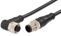 MOLEX - Sensor/Actuator/Power cable - CSE M12 M12 5P AC FE RA WSOR MA STR 10M