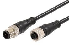 MOLEX - Sensor/Actuator/Power cable - CSE M12 M12 8P AC FE STR WSOR MA STR 2M