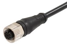 MOLEX - M12 liitinkaapeli 4nap.,suora,naaras 10m - CSE M12 4P AC WSOR 10M SE SHLD