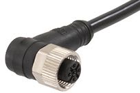 MOLEX - Sensor/Actuator/Power cable - CSE M12 5P AC FE 90 WSOR 10M SE SHLD BK