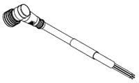 MOLEX - Sensor/Actuator/Power cable - M12U-5P-Fem-90-PVC5/34-5M