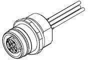 MOLEX - Mounting Circular Connector - M12U-REC-FEM-4P-FRONT-PG9-0.3M