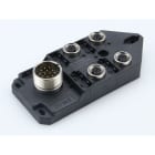 MOLEX - Interface Distributor (Without Cable) - MPIS M12 PNP 4P 4PT M23 BK SINGLE