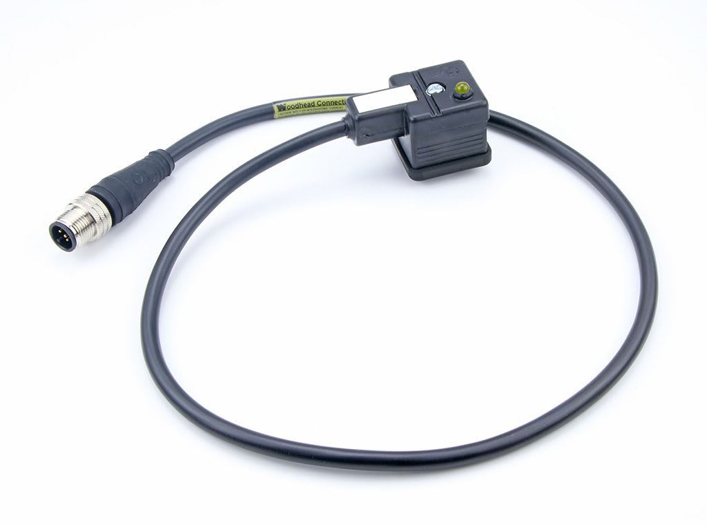 MOLEX - Sensor/Actuator/Power cable - DIN 18MM DC BLK PUR 0.6M MIC