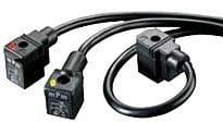 MOLEX - DIN / Venttiilipistoke - CAB452N PUR UL5mt 18AWG 24V YELLOW