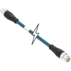 MOLEX - Sensor/Actuator/Power cable - M12-4P(D)-MM/MM-ST/ST-10M-PVC