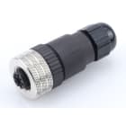 MOLEX - M12 liitin, naaras, 4-nap. - MIC 4P F-ATTCH STR PG7 SCREW