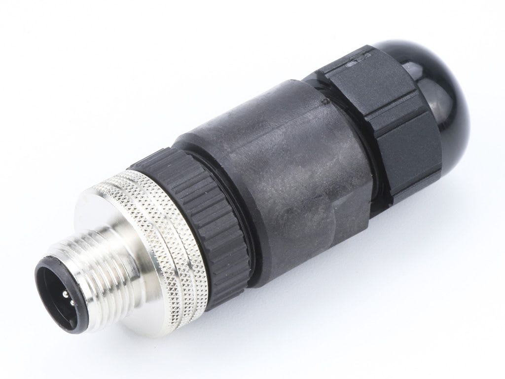 MOLEX - M12 liitin, uros, 5-nap. - MIC 5P M/M-ATTCH STR PG9 SCRE